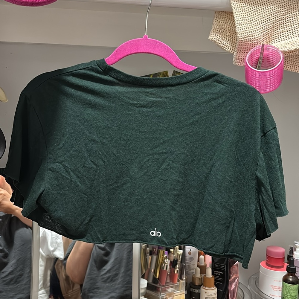 Alo Hunter Green Women's Crop Top size Small/Medium